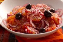 Рецепт приготовления сицилийского салата с красными апельсинами