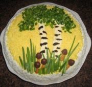 Рецепт приготовления салата «Березовая роща»