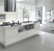 Как совместить современную кухню и столовую?