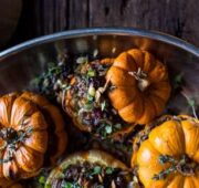 Тыква фаршированная запеченная в духовке