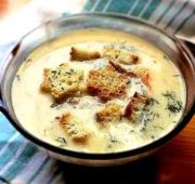 Рейнский суп с миндальным куличом