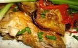 Борани из цыплят с баклажанами
