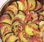 Сотэ из овощей с рисом и куриной печенью