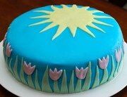 Декоративная основа для торта из зефира маршмеллоу