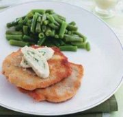 Ромштексы с рулетом из сливочного масла и рокфора