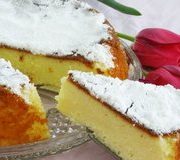 Творожно-манный пирог в мультиварке