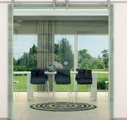 Стеклянные кухонные двери