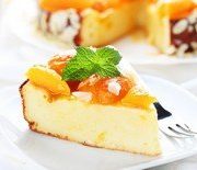 Рецепт творожной запеканки с фруктами в мультиварке