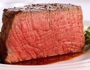 Рецепт приготовления филе-миньон с картофельным пюре, грибами, спаржей и томатами гриль