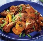Рецепт курицы с абрикосами