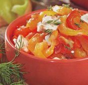 Сладкие перцы с сыром