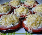 Рецепт закуски из баклажанов с сыром