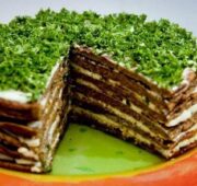 Рецепт приготовления торта из печени