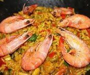 Рис морской коктейль